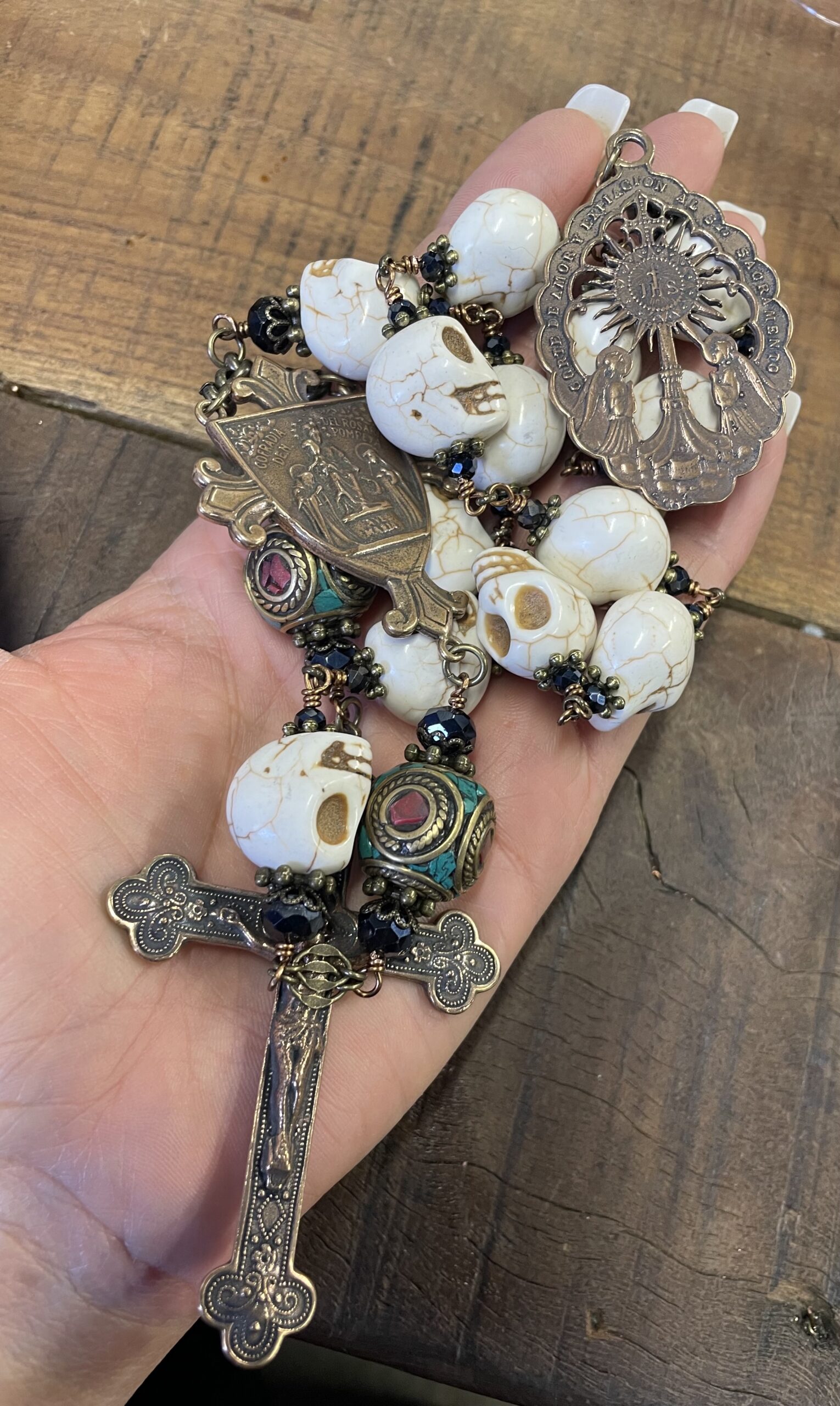 cross designs with rosary
